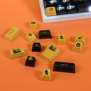 SA Profile ABS Doubleshot Keycap Set The God Father Style
