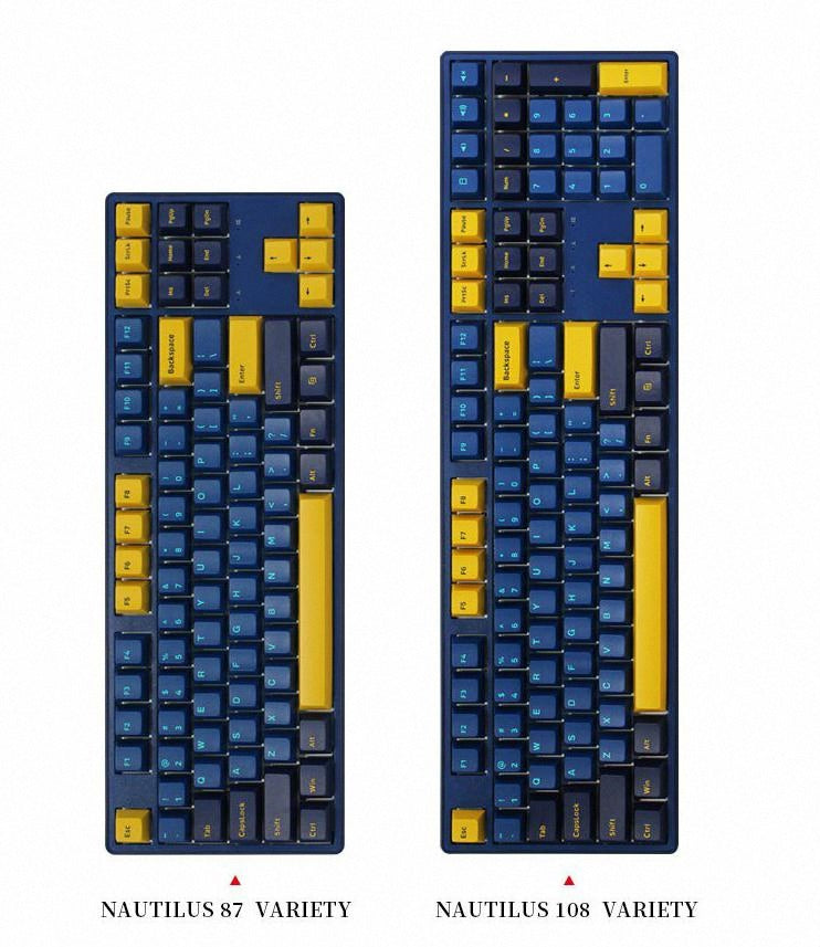 87/108 Layout Mechanical keyboard Hotswap RGB Custom Switch Doubleshot keycap
