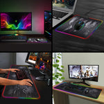 Load image into Gallery viewer, RGB World Map Mouse Pad
