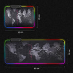 Load image into Gallery viewer, RGB World Map Mouse Pad
